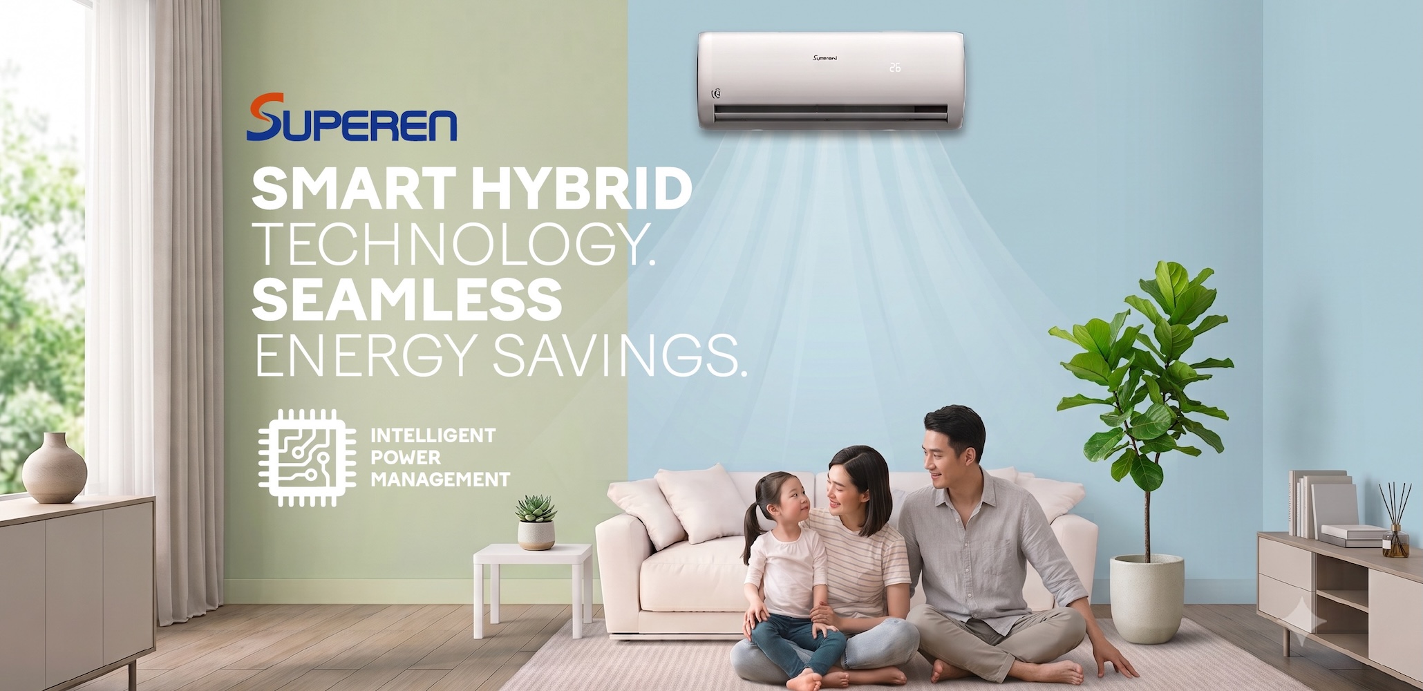 Superen smart hybrid technology — seamless energy savings
